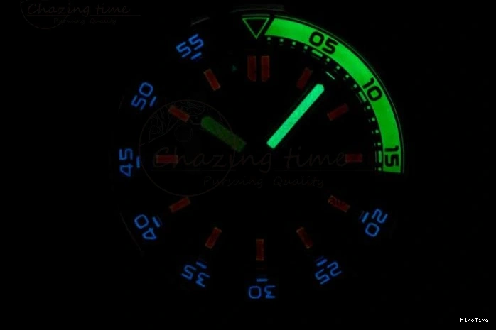 MIROTIME 0319 BestValue Aquatimer Automatic SS RSF 1:1 Best Edition White Orange Dial on SS Bracelet A 7072